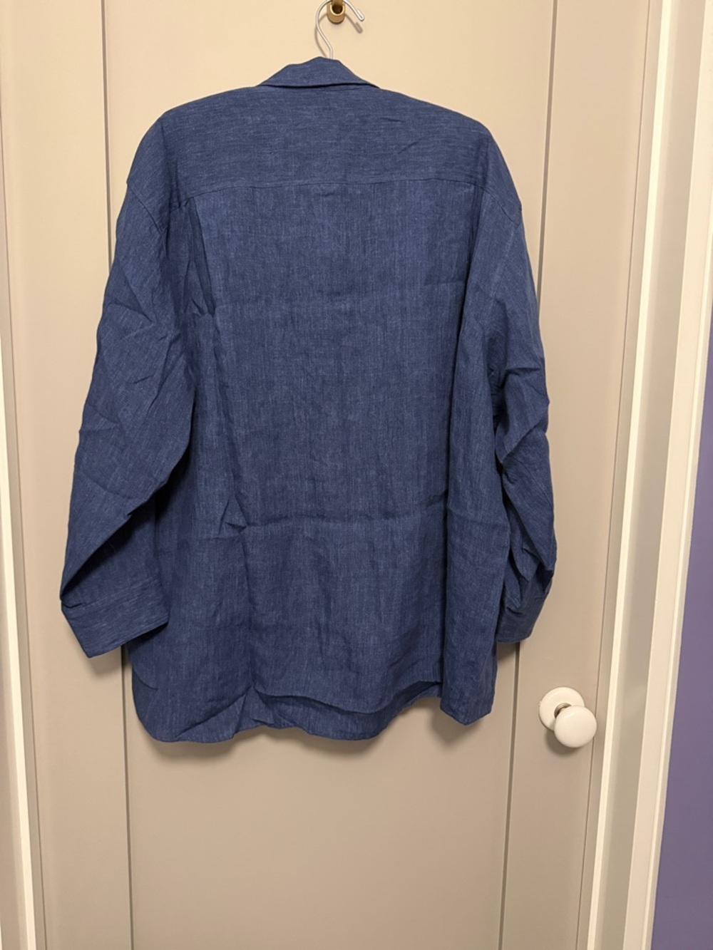 Jenni Kayne Relaxed Silk Oversized Button-Up Shirt - Picture 10 of 10